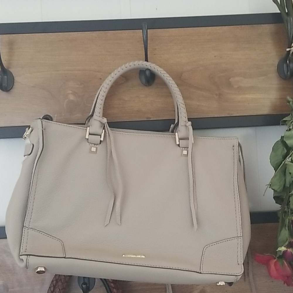Taupe satchel gold hardware! New never used.